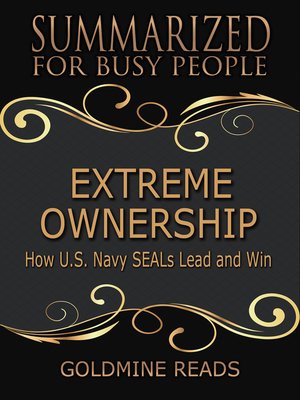 cover image of Extreme Ownership--Summarized for Busy People